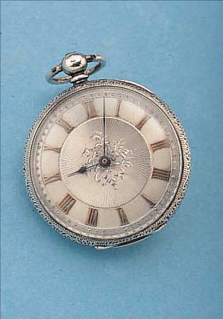 BAUME & CO HERRENTASCHENUHR, SCHWEIZ/ENGLANDUM 1885, 900ER SILBER, RUNDUMGRAV., RüCK- SPRUNGDECKELFKT., SILBERZIFFERBL. M. AUFGEL. RöM. ...