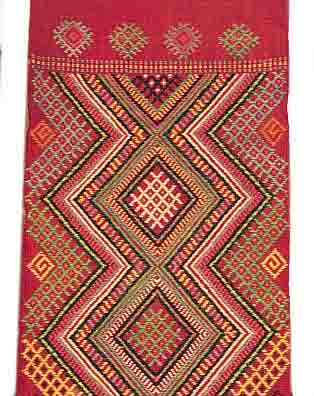 KISSENBEZUG-ANATOL,TüRKEI CA. 98 X 37 CM. EHZ.3 WOLLE-WOLLE UM 1930.