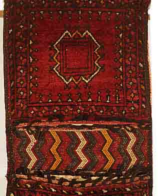 DOPPELTASCHE,AFGAHNISTAN CA.117 X 55 CM. EHZ.3 WOLLE-WOLLE UM 1940.