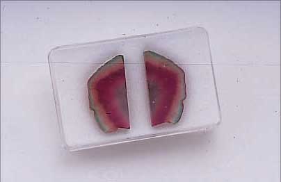 PAAR WASSERMELONEN-TURMALINE, ZUS. CA. 31 CT