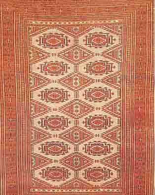 PAKISTANI CA.180 X 130 CM. EHZ.3 FLOR WOLLE CA.10 JAHRE.