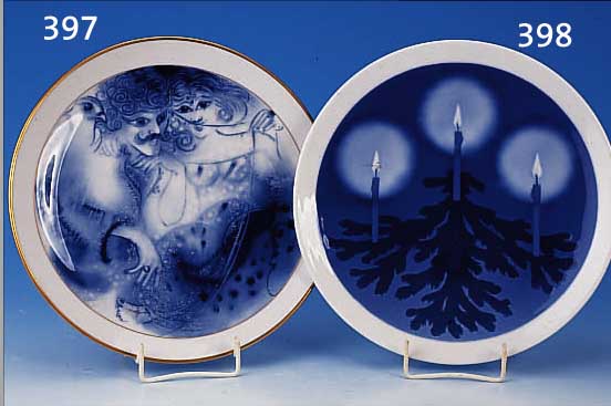 JAHRESTELLER, MEISSEN, 1981, PORZELLAN, BLAUE MALEREI UNTER DER GLASUR, GOLDSTAFFAGE, VERSOI BEZ.: UND DAS WAR DIE ERSTE VON 1001 NACHT, D. ...