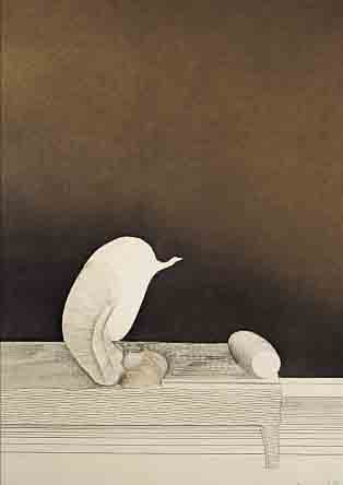 WUNDERLICH, PAUL, RADIERUNG, HANDSIGNIERT UND NUM. 19/95, CA. 49 X 38 CM