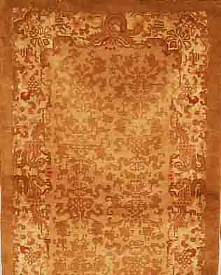 CHINA CA.147 X 98 CM. EHZ. 2-3 FLOR WOLLE UM 1935.