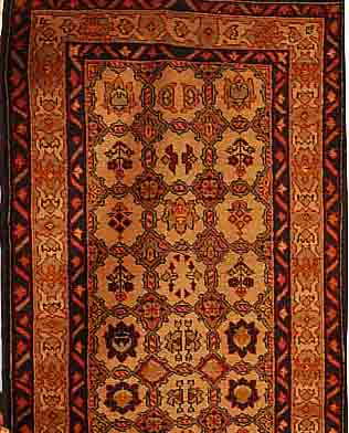 DAGHESTAN,RUSSLAND CA.293 X 76 CM. EHZ.3 FLOR WOLLE CA.40 JAHRE.