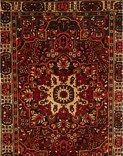 BACHTIAR,PERSIEN CA.310 X 212 CM. EHZ.2 CA. FLOR WOLLE CA. 30 JAHRE.