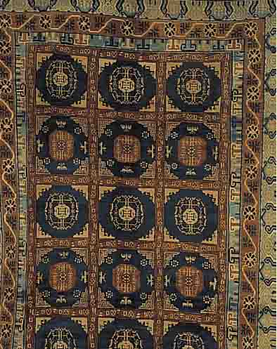 TIBET CA.312 X 221 CM. EHZ.2 FLOR WOLLE CA. 30 JAHRE.