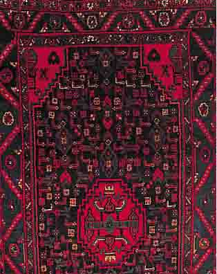 KORDI,PERSIEN CA.243 X 126 CM. EHZ.2-3 FLOR WOLLE CA.40 JAHRE.