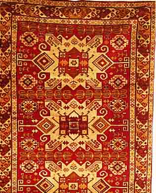 DAGHESTAN,RUSSLAND CA.160 X 107 CM. EHZ.2 FLOR WOLLE CA. 40 JAHRE.