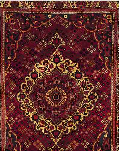 BACHTIAR,PERSIEN CA.338 X 249 CM. EHZ.3 FLOR WOLLE CA.30 JAHRE.