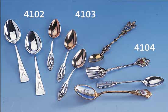 6 MOKKALöFFEL, DEUTSCH UM 1890, 800ER SILBER, BRUCKMANN & SöHNE HEILBRONN, FRANZ. IMPORTMARKE, LAFFEN VERGOLDET, BERIEBEN, STIEL ...