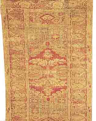 KIRSEHIR,TüRKEI CA.189 X 115 CM. EHZ.5 WOLLE-WOLLE UM 1900.