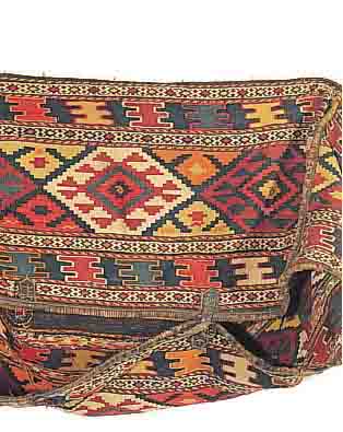 SHASAWAN-MAFRASCH,PERSIEN CA.102 X 50 CM. EHZ.3 WOLLE-WOLLE UM 1920.