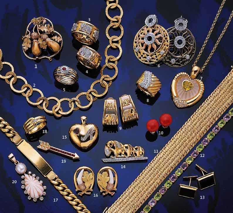 DESIGNERKETTE, GG 585/000, CA. 57.2G RINGE STRUKTURIERT, MIT SICHERHEITSKETTCHEN, L. CA. 60 CM, MEISTERMARKE UNGED.