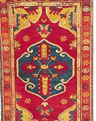 ANATOLIEN,TüRKEI CA.130 X 81 CM. EHZ.2 WOLLE-WOLLE UM 1940.