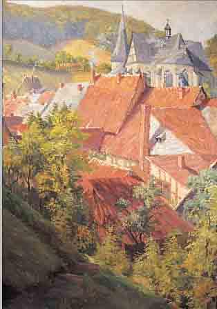 LANGKAU, ERHARD, *1877 SAMOTSCHIN I. POSEN, SCHüLER DER BERLINER AKADEMIE, WIRKTE IN BER- LIN, STOLLWERK IN DER LüNEBURGER HEIDE, ÖL/ LWD., L. ...