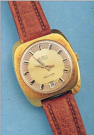 KONVOLUT: 2 HERRENARMBANDUHREN, 1X UMF, QUARTZ, REF.-NR. 582556, DEUTSCHLAND UM 1975, METALL VERG., EDELST.-BODEN GEDR., FRüHES QUARTZWERK, ...
