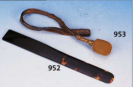 BRIEFöFFNER/PAPIERSCHNEIDER, DEUTSCH ODER öSTERREICHISCH, UM 1870, SCHILDPATT BLOND GEMASERT, L. CA. 30 CM