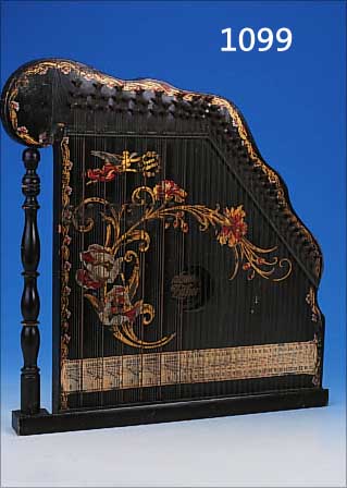 ZITHER, DEUTSCH, UM 1900, HOLZ, 50 X 50 CM, BEZ. VALSONORA, ALTERSSCHäDEN, FUNKTION NICHT GEPRüFT