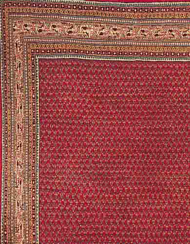 SAROGH MIR,PERSIEN CA 365 X 274 CM. FLOR WOLLE.EHZ 3.CA 20 JAHRE.