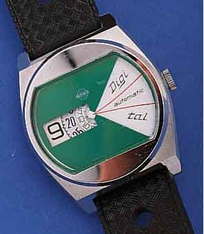KONVOLUT 3 X BERGER DIGITALHERRENARMBANDUHREN AUTOMATIK, ALLE METALL HARTVERCHR., VERSCH. DESIGN, BöDEN AUFGEDR., ALLE UNGETR. LAGERW., FüR DEN ...