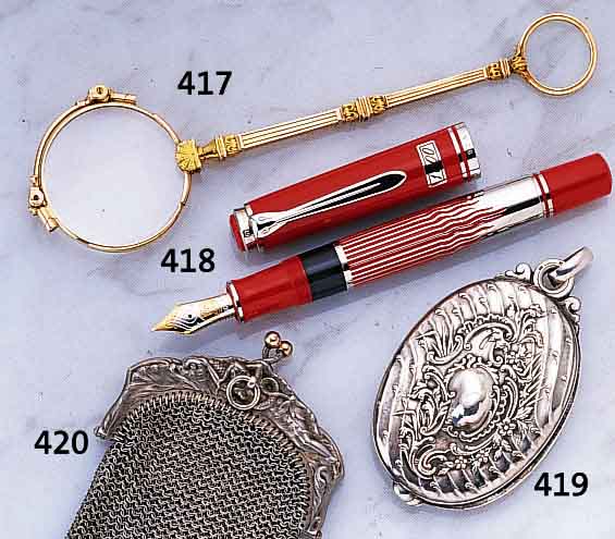 PELIKAN MOD. 800 SOUVERAIN "1000 JAHRE ÖSTERREICH, DESIGN GUSTAV PEICHEL, LIMIT EDITION 1996. NR. 0661/1000, KOLBENFüLLHALTER,FEDER ...