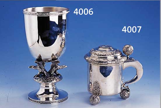 DECKELKRUG, 830ER SILBER, SCHWEDEN JAHRESMARKEY6 = 1901, MEISTERMARKE CGH = CARL GUSTAF HALBERG, EINER DER BEKANNTESTEN SILBERSCHMIEDESCHWEDENS, ...