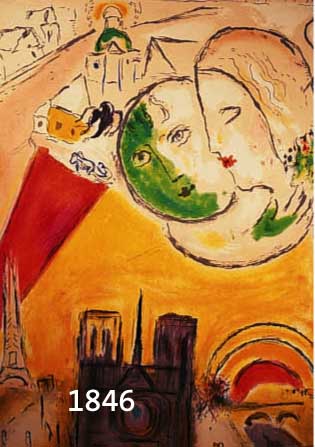 CHAGALL, MARC, 1887-1985, FARBLITHOGRAPHIE, GEDRUCKT BEI MOURLOT, CA. 69 X 58 CM, U.GL.,R