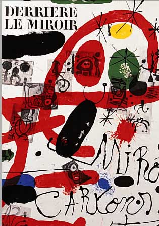 DERRIERE LE MIROIR, HEFT NR. 151-152 VON 1965, JOAN MIRO, MIT 25 FARBLITHOGRAPHIEN, DAVON 3 DOPPELBLATTGROß, MAEGHT NR. 360-381, ED. GALERIE ...