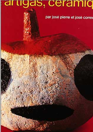 MIRO JEAN UND ARTIGAS, BUCHBAND: CERAMIQUES, ED. MAEGHT 1974, MIT ZWEI DOPPELBLATTGROßEN FARBLITHOGRAPHIEN VON MIRO, BEIDE IM STEIN SIGN., CA. ...