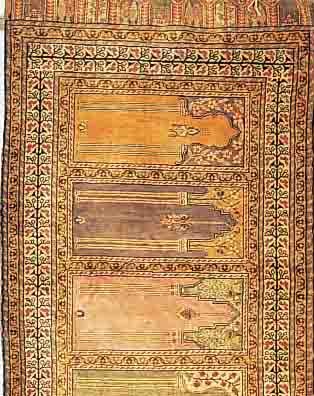 KAISERY,TüRKEI CA.234 X 80 CM. EHZ.2 FLOR SEIDIG CA.50 JAHRE.