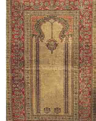 KAISERY,TüRKEI CA.133 X 89 CM. EHZ.3 FLOR SEIDIG CA.50 JAHRE.