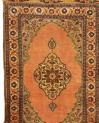 KAISERY,TÜRKEI CA.110 X 71CM. EHZ.1-2 NATURSEIDE CA. 10 JAHRE.