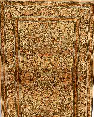 KASCHMIR,INDIEN CA.154 X 90 CM. EHZ.3 KUNSTSEIDE CA. 20 JAHRE.