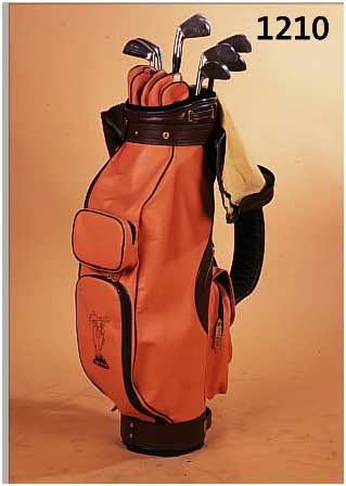 GOLFTASCHE MIT 8 SCHLäGERN, USA, NR. 2-9, GEBRAUCHSSCHäDEN