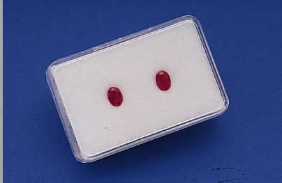 2 LOSE RUBINE ZUS. 1.59 CT,