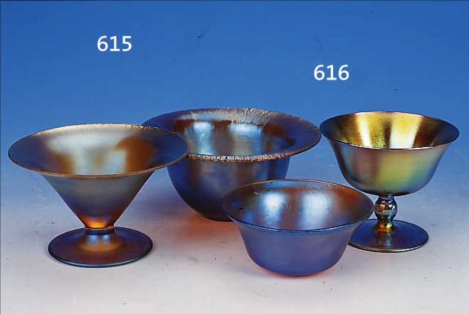 ZWEI SCHäLCHEN, DEUTSCH, WMF, 30ER JAHRE, MYRA, BERNSTEINFARBENES BZW. ROSA GLAS, MEHR- FACH LüSTRIERT, H. CA. 4,5 BZW. 7,5 CM