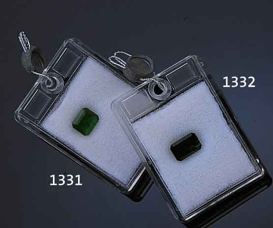 SMARAGD-ACHTECK, 3.34 CT, LT. EXP. WBW DM 9300.-