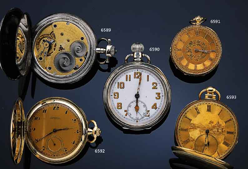 ROLEX HERRENTASCHENUHR LEPINE, REF.-NR. 518937, SCHWEIZ/ENGLAND UM 1935, STERLINGSIL- BERGEH. M. HALLMARK BIRMINGHAM, EMAILBL. L. BESCH., ...