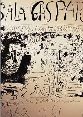 PICASSO, PABLO, 1881-1973, LITHOGRAPHIE, PLAKATENTWURF VON 1961, CA. 71 X 55 CM, PP