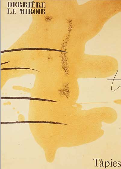 DERRIERE LE MIROIR, HEFT 253 VON 1982, ANTONI TAPIES, MIT VIER LITHOGRAPHIEN, DAVON ZWEI ...