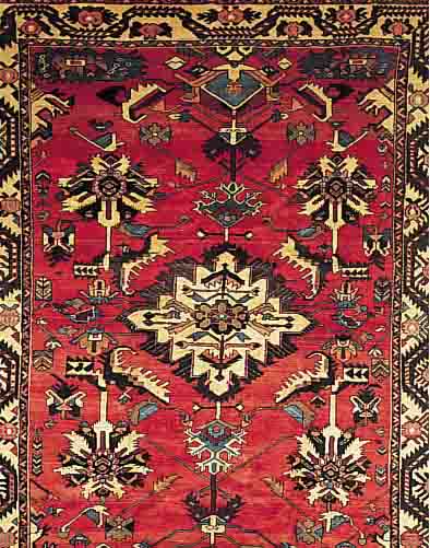 ARMANIBAFT,PERSIEN CA.305 X 219 CM. EHZ.3 FLOR WOLLE CA.50 JAHRE.