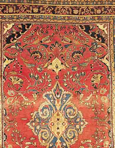 LILIAN,PERSIEN CA.404 X 271 CM. EHZ.3 FLOR WOLLE UM 1940.