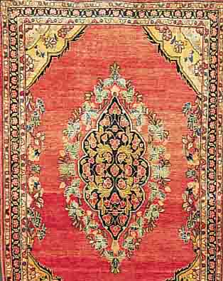 SAROGH,PERSIEN CA.168 X 106 CM. EHZ.2-3 FLOR WOLLE CA. 50 JAHRE.