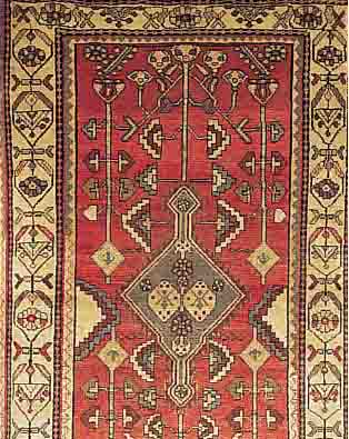 ARMANIBAFT,PERSIEN CA.203 X 126 CM. EHZ.3 FLOR WOLLE UM 1945.