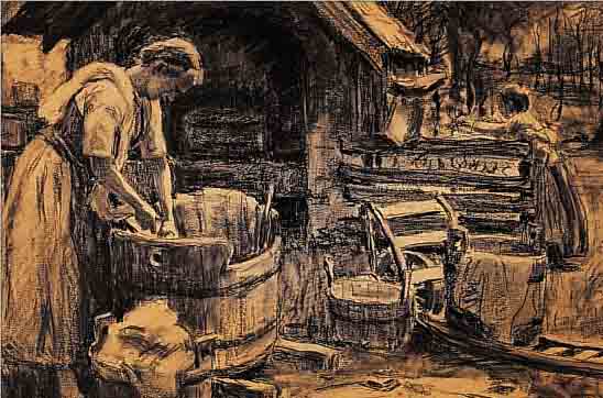 KLEIN, PHILIPP, *1871 MANNHEIM - 1907 HORNEGG, GEHöRTE DER MüNCHENER UND BERLINER SEZESSION AN, ERHIELT ANREGUNGEN ...