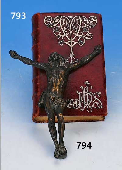TESORO ESPIRITUAL DEL INSTITUTO DE LAS HIJAS DE SAN JOSé, GERONA 1909, 730 SEITEN, FEINE BUCHBINDERARBEIT MIT GOLDSCHNITT, INNEN GEPRäGTEM ...