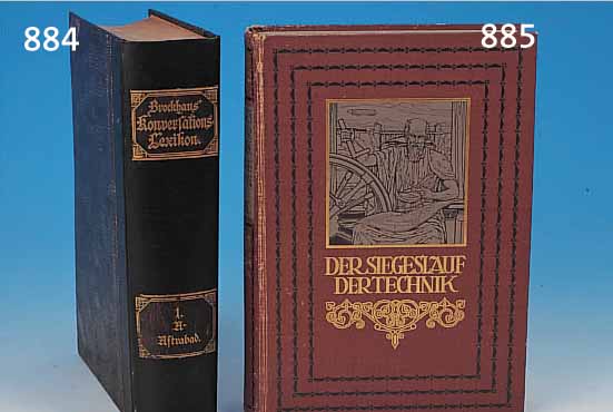 BROCKHAUS KONVERSATIONSLEXIKON, 16 BäNDE, 1892, 14. AUFLAGE, REICH BEBILDERT UND ILLUSTRIERT, GEPRäGTER HALBLEINENEINBAND, MINMAL ...