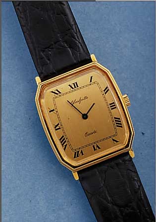 KONVOLUT: 4 GLASHÜTTE HERRENARMBANDUHREN QUARTZ, UNGETR. LAGERW., UM 1986, ALLE GLEICHES DESIGN, METALL HARTVERG., LEDERB., ...