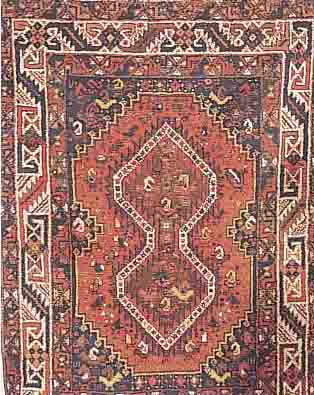 SHIRAZ, PERSIEN, 154 X 116CM, WOLLE AUF WOLLE, EHZ 4, UM 1930